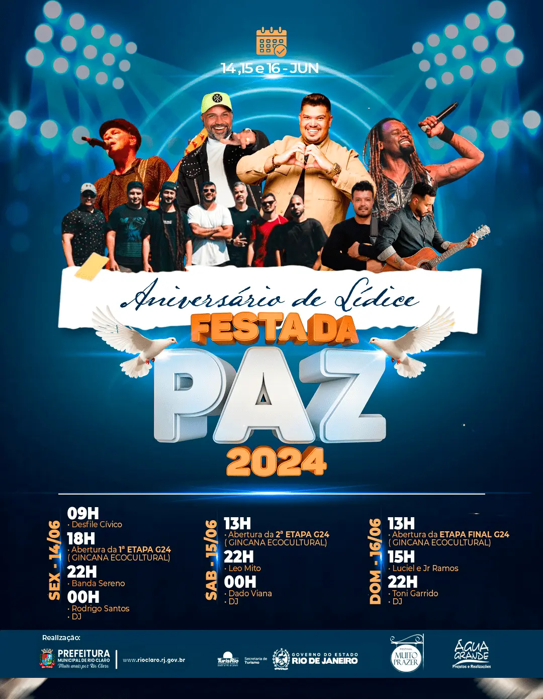 Festa da Paz 2024 em Rio Claro